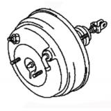 JKC 852-03304  852-03307 Master VAC / Brake booster / Servo freno MITSUBISHI RVR 01.1991-03.1997