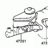 Master Cylinder 47201-42030 47201-42010 TOYOTA RAV4 SXA1 199404-199608