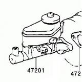 Master VAC 47201-42091 47201-42070 TOYOTA RAV4 SXA1 199709-