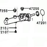 Master VAC 47201-42171 47201-42210 TOYOTA RAV4 ACA2 200005-200307