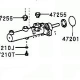 Master Cylinder 47201-42181 47201-42180 TOYOTA RAV4 ACA2 200005-200307