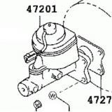 Master Cylinder 47201-3D050 TOYOTA HILUX/4RUNNER LN10 199108-199308