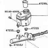 Master Cylinder 47201-60700 47201-3D390 TOYOTA HILUX LN141,146,RZN142,144,147,149 200108-