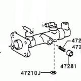 Master Cylinder 47201-37070 47201-37020 TOYOTA DYNA200 BU142,222,BU211,BU212,BU101 199905-