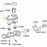 Master Cylinder 47025-60023 TOYOTA LAND CRUISER UZJ100 200506-