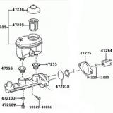 Master VAC 47025-60053 47025-60043 LEXUS LX470 UZJ100  200505-