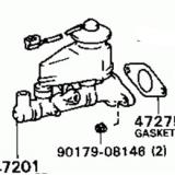 Master VAC 47201-12430 47201-12400 TOYOTA COROLLA SED/LB AE8 198305-198704
