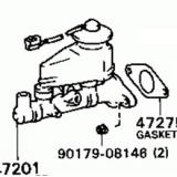 Master Cylinder 47201-12490 47201-12480 TOYOTA COROLLA SED/LB AE82 198410-198704