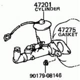 Master VAC 47201-12460 TOYOTA COROLLA COUPE AE86 198305-198707