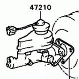 Master Cylinder 47201-20390 TOYOTA CELICA AT160,ST162  198708-198908