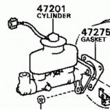Master VAC 47201-20360 47201-12410 TOYOTA CORONA/CARINA AT151,CT150,ST150 2 198310-198711