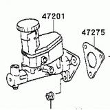 Master VAC 47201-20840 47201-20810 TOYOTA CORONA WG ST191 199211-199601
