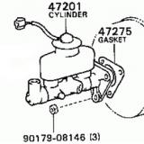 Master Cylinder 84460-12021 84460-12070 TOYOTA CAMRY SV11 198210--198406