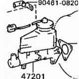 Master Cylinder 47201-32140 TOYOTA CAMRY VZV21  198802-198808