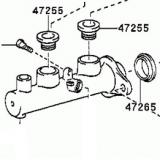 Master Cylinder 47201-33040 47201-33030 TOYOTA CAMRY (NAP/SED/WG) MCV10 199309-199408