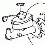 Master Cylinder 47201-14560 47201-14610 TOYOTA SUPRA MA70 198601-198803