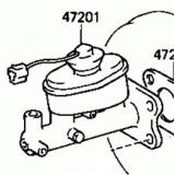 Master VAC 47201-14570 47201-14660 TOYOTA SUPRA MA70 198808-199008