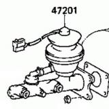 Master VAC 47201-30260 TOYOTA CROWN LS120,YS120  198509-198708