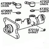 Master VAC 47201-27150 47201-27140 TOYOTA LITEACE CM3 198509-198808