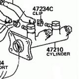 Master Cylinder 47201-26430 47201-26460 TOYOTA DYNA100 LH80,YH81 199309-199505