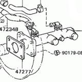 Master VAC 47201-36320 47201-36200 TOYOTA DYNA WU9 198409-198708