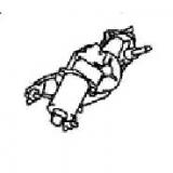 Motor -RR window wiper MR515743 AIRTREK/OUTLANDER 2001-2009