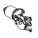 8511012551 8511012610 Windshield Wiper Motor TOYOTA COROLLA COUPE AE86 EUG 198703-