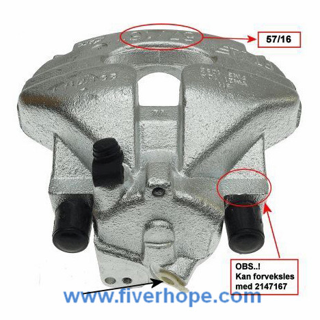 Brake Caliper / pinza de Freno 1138653 7M3615123A for VW T4 1990-2003